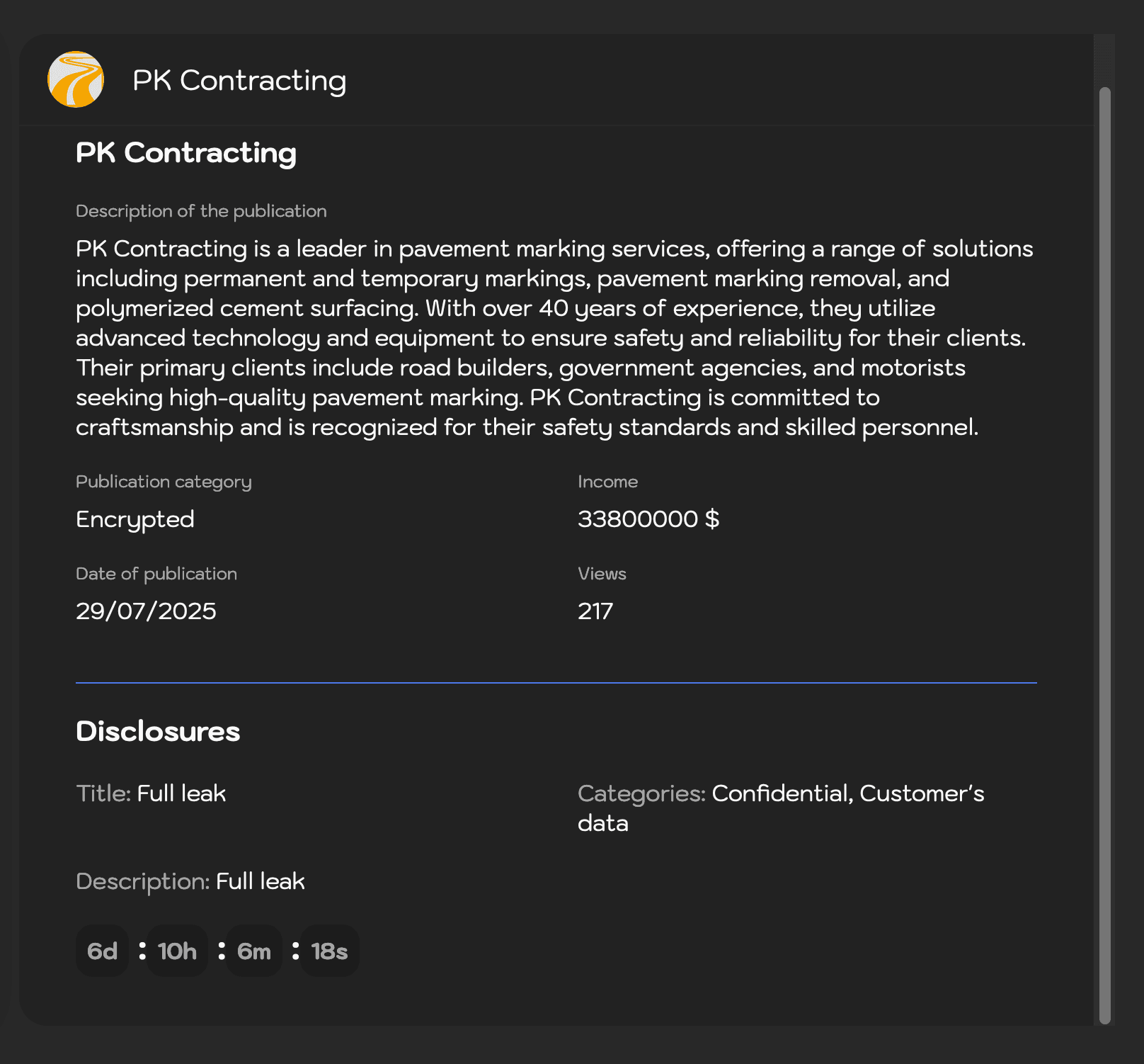 PK Contracting